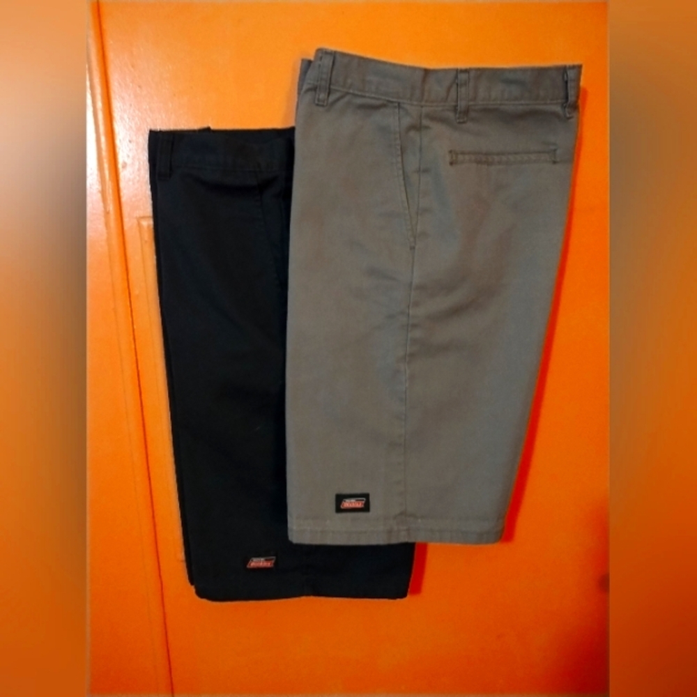 Two pairs of Men's size 30 Dickies shorts